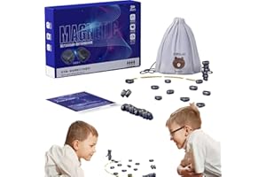 Baicai Magnetisches Schachspiel,Magnetic Schachspiel,Magnet Spiel,Magnetisches Kinderschachspielzeug,Schach-Brettspiel Mit Magnetischer Wirkung, Kinder & Erwachsene