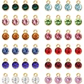 100pcs Faceted Glass Rondelle Beads - Mixed Colors, 14.5x7.7mm Links For Jewelry Making