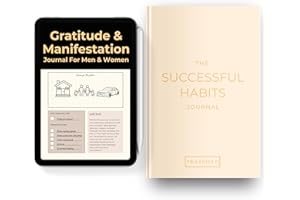 AMARICLE Journal for Purpose Driven Productivity & Positive Mental Health | For Men & Women | With Gratitude, Affirmations & Visions for Manifestation | A5, Undated, 3 Month Planner for 2024