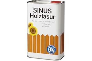 FORMAT BURTEX Sinus Holzlasur 5 L – Farblos – Holzanstrich auf Pflanzenölbasis, kunstharzverstärkt & wetterbeständig – Holzschutz innen & außen – tropfgehemmt, atmungsaktiv, seidenmatt