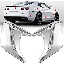 KATUR Dekorative Lufteinlass-Abdeckung Für Autos - Universal Set 2 Stück In Schwarz