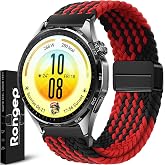 Rongep [&Ouml;rg&uuml; Loop] Huawei ile Uyumlu 22mm Kordon GT7/GT7 Pro/GT6/6 Pro/Runner 2/GT5/5 Pro/GT4/GT3 46mm i&ccedil;in Manyetik Toka GT7