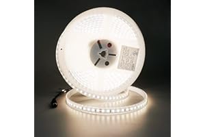 JOYLIT PRO Striscia LED 24V 5M IP67 Esterno Bianca Naturale 4000K 7500LM Super Luminoso CRI 92+, CE UL 120LEDs/M SMD 2835 90W Dimmerabile Flessibile Luce Nastri LED Per Commerciale, Casa