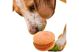 POWERSELL Juego masticable sonoro de goma suave irrompible para perros con chirrido – Apriete para actividades interactivas y control del estrés (PANINO)