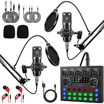 Set Di Microfoni Per Podcast, BM-800 Set Di Microfoni A Apparecchiature Registrazione Trasmissione - 9