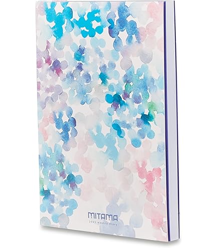 Agenda De Poche Anahita - 1 Semaine Sur 2 Pages - 9,5 X 17 Cm Floralie Bleu Oberthur 405148985