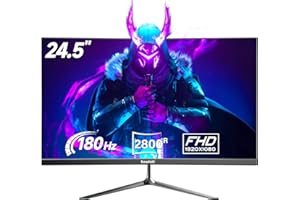 Gawfolk Monitor Gaming 24,5 Pollic, 180Hz Schermo Pc Full HD, Computer Monitor(1920x1080).