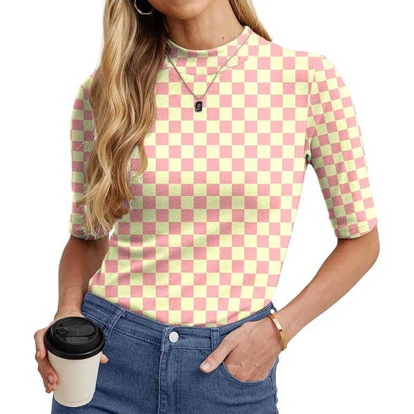 KISSMODA Top da donna a maniche lunghe casual girocollo felpe lunghe eleganti camicie a tunica autunno inverno magliette alla moda con spacchi laterali, Blu e grigio, 10-12