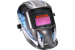 Casco de soldadura, UNISOPH Casco de soldadura de oscurecimiento automático, Máscara de soldadura ajustable reemplazable Máscara de soldadura Protección facial Herramientas de soldadura