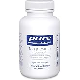 Pure Encapsulations Magnesium Bisglycinate | Energy | 90 Capsules | Chelated magnesium with glycine, high bioavailability &middot; E