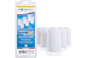 FIMI Polifosfati per Caldaia Ricarica - 6 Cartucce Universali per Dosatori Caldaia - Filtro Anticalcare Caldaia a Lunga Durata - Made in Italy