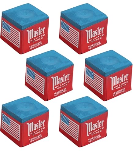 Master By Tweeten Gesso Per Stecca Biliardo: 36+1 Cubetti Blu Con Portagesso Incluso, USA