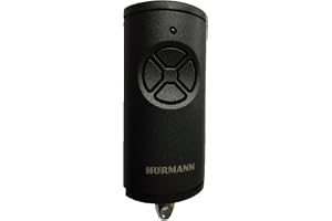 Hörmann HSE4 868 BS matt svart fjärrkontroll, 868,3 MHz BiSecur 4-kanals sändare. Toppkvalitet Original Hörmann fjärrkontroll