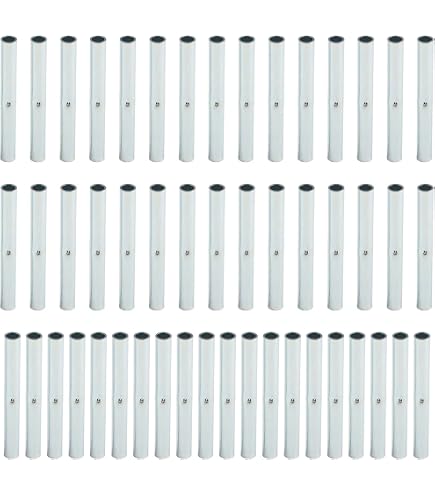 fiberglas zeltstangen verbinder CWOQOCW Zeltstangen-Reparaturhülsen-Set, Campingzelt, Fiberglas-Stangenverbinder, Metallgelenkrohre für Zeltrahmen-Reparatur, Ersatz, 50 Stück (6 mm) Sonstiges For Rent Size:Ergo Control Bar Ends - Black - BAH0001K Markise kaufen im Raum