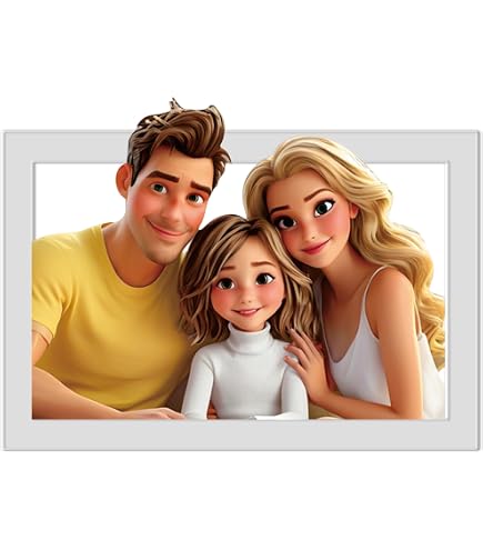 Benutzerdefinierte Photorealistische Rendering Foto Cartoon Stil Schreibtisch Dekor Fotorahmen Zeichen Plakette, Personalzied Cartoon Portrait Bilderrahmen Für Paar Hochzeit Familie