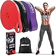 Bionix® Resistance Bands Set Men - Pull Up Bands Set with Door Anchor for Powerlifting, Fitness, Calisthenics and Yoga - Physio Bands - Durable Exercise Bands Resistance for Women Strength Training