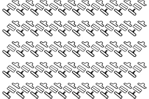 Artillery Clips de Noeud Papillon Attaches, 50pcs Clip de Cravate de Noeud Papillon Fermoir à Crochet Réglable en Métal Galvanisé pour Sangle de Cravate (Nero)