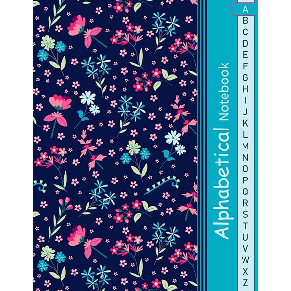 Alphabetical Notebook With Tabs: 6 Pages Per Letter | A To Z Alphabet Notepad | Sall Lined - View #10
