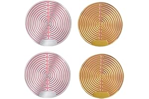 WBZOWRB 4 Piezas Inhibidor De Moviles, Pegatinas Protectoras Contra Radiación,Contra Radiación Bloqueador Emf-Neutralizador Para Teléfonos Móviles, Computadoras Portátiles, Tabletas(2Forma)