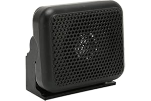 SXHLSELLER CB Altoparlante Esterno, per FT 1802M FT 1807M FT 8900R, per KENWOOD, per ICOM, Altoparlante per Comunicazioni Rettangolare, Altoparlante per Mini Autoradio, Luminoso e Chiaro, Suono HiFi