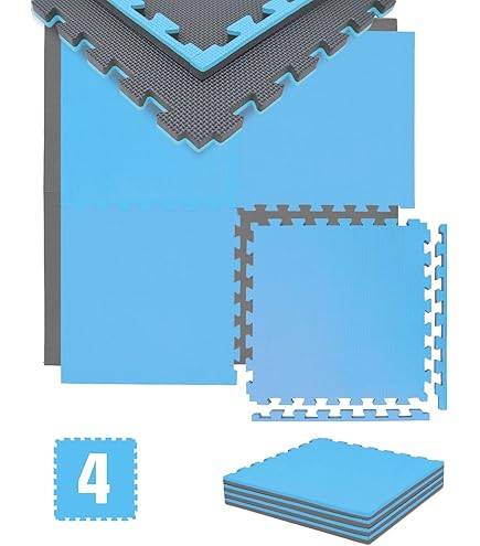 Puzzel Fitnessmat, 100 x 100 cm, hoge dichtheid, dikte 2 cm, professioneel, beschermend oppervlak voor vloeren, mat voor sportschool
