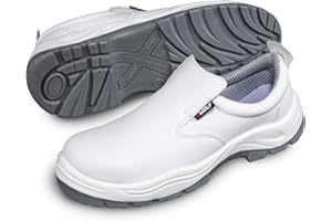 BWOLF Astral S2 SRC Zapatos de Cocina Hombre Zapatos de Cocina Mujer Impermeables, Resistentes al Aceite, Antideslizantes con Plantillas Transpirables