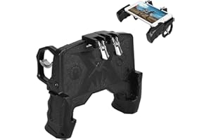 Queen.Y Controller di Gioco Impugnatura Del Telefono Cellulare Impugnatura Sparatutto Joystick Sensibile Obiettivo Grilletto Pulsante di Fuoco Controller Portatile Gamepad con Grilletti