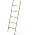 Toallero Escalera Madera Natural, con 5 PELDAÑOS, para baño ...