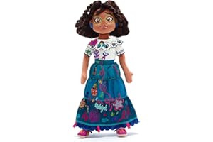 Disney Store Poupée de Chiffon Mirabel, Encanto, la Fantastique Famille Madrigal, 40 cm, fabriquée en Tissu Doux et brodée, Convient aux Enfants dès la Naissance