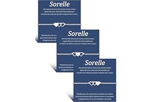 SUNSH 2/3/4/5 Bracciale per Sorelle/Migliore Amica Bracciale per Ragazze,Braccialetto Della Ragazza Miglioe Bff Regalo Delle Sorelle Regalo Di Compleanno Natale,Braccialetto Abbinato All'amore