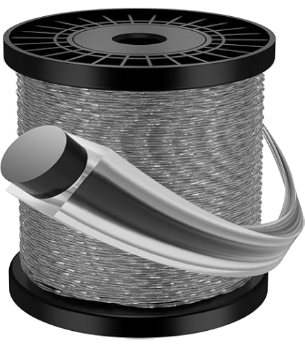 Filo Nylon Per Decespugliatore 2,4mm X 50m - Cavo Rotondo Resistente Per Tagliaerba - Foto 2