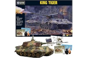 Wargames Delivered Bolt Action: Tank War – German King Tiger, miniaturas de la Segunda Guerra Mundial, escala de 28 mm, modelo de tanque alemán para juegos de guerra en miniatura de Warlord Games