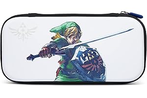 PowerA Protection Case for Nintendo Switch, Switch Lite & OLED Model, Hard Shell Protective Pouch with Carry Handle and 9 Game Cards Storage, Official: Mario Pop