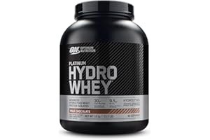Optimum Nutrition Platinum Hydro Whey, Hydrolysed Whey Protein Isolate Powder with Essential Amino Acids, Glutamine and BCAA, Milk Chocolate Flavour, 40 Servings, 1.6 kg
