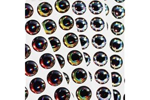 Tigofly 160 Stück/Los, 4 Farben, 10 mm, 4D klebrige Angelköder, realistische DIY-Vorrichtungen, Handwerk für Haken, Köder, Fliegenbinden