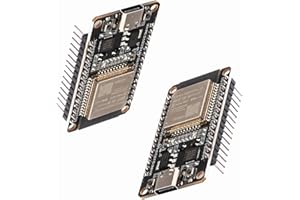 diymore 2 Stücke ESP32 USB C CP2102 Chip Entwicklungsboard ESP32 WROOM 32 ESP32 NodeMCU 2.4 GHz WLAN WiFi Bluetooth