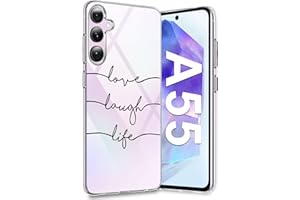 Galaxy A55 5G Handyhülle für Samsung Galaxy A55 5G Hülle, Transparente Dünn Silikon Dandelion Blumen Muster, Galaxy A55 Handytasche Case 360 Grad Bumper Bunt Stoßfest Schutzhülle für Samsung A55 (D)