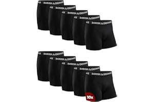 DANISH ENDURANCE Calzoncillos Hombre Boxer Algodon Premium, Pack de 3 y 10 - Ropa Hombre, Ropa Interior