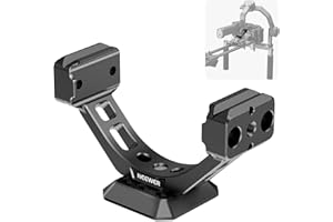 NEEWER Adapter montażowy do RS3 Pro i RS4 Pro, płytka szybkiego uwalniania typu Arca z szyną NATO, kompatybilna z baterią SmallRig Shoulder Rig V Mount Battery DJI RS 3 PRO RS 4 PRO, GA030P