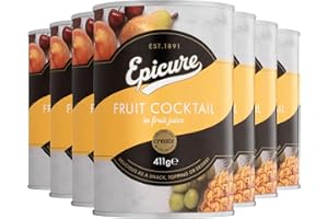 Epicure Fruit Cocktail in Fruit Juice, 411 g (Pack of 12)