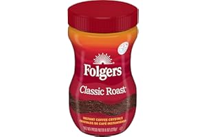 Folgers Classic Roast Coffee Instant Coffee 226 g (Folgers Classic kawa palona kawa rozpuszczalna)