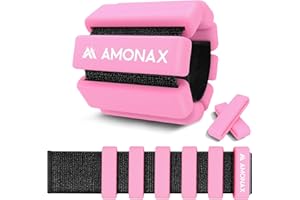 Amonax Ensemble De Poids Cheville, Fitness Poids Poignet Pour Femmes Et Hommes, Paire De 0,5kg/1kg Pour Leste Musculation, Poids Pilates Poids De Natation, Leste Cheville Pour Le Yoga, La Danse