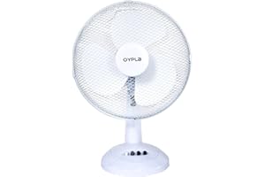 Oypla Electrical 12" 3 Speed Oscillating Electric Desk Home Office Fan