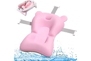SUNSHINE SMILE Baby Bath Cushion, Baby Bath Pad, Insert Baby Bath Tub Insert, Newborn Bath Pad, Infant Newborn Bath Seat, Newborn Bath Seat, Baby Bath Seat