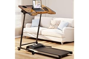 ikkle Bike Trainer Desk, Height Adjustable Treadmill Training Table for Indoor Cycling Trainers, Treadmill, Walking pad, Stationary/Spin Bikes