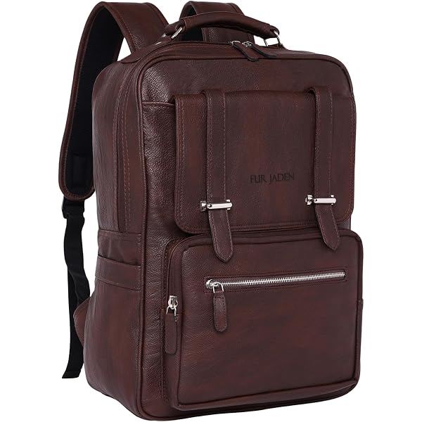 Buy RSN Genuine Crush Leather Casual Backpack for Men & Women For College|Picnic (Color: Black, Size:15 Inches) at