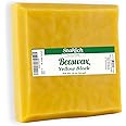 Stakich Yellow Beeswax Block - Natural, Triple Filtered - 1 Pound, Honey Scent