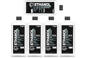 Octopus 1 Liter Ethanol, Ethylalkohol, 99% vergällt mit 1% MEK, Reinigungsalkohol zum gründlichen Reinigen, Entfetten und Entfärben für Haushalt, Hobby und Industrie