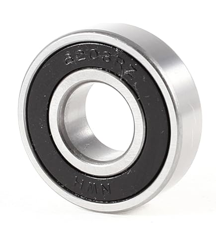 XiKe 2 Stuks 6202-2RS Afgedicht Kogellager 15x35x11mm Chroomstaal/Voorgesmeerd/Rubber Afdichtingen, 6202RS Groefkogellagers