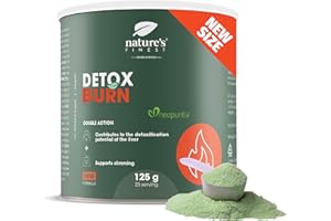 Detox Belly Burn - Vientre Plano Quemagrasas con Extracto de Alcachofa y Cardo Mariano - Detox Adelgazante y Potente Natural de Nature's Finest by Nutrisslim